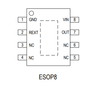 调光分段开关芯片SM2210ESK的管脚图